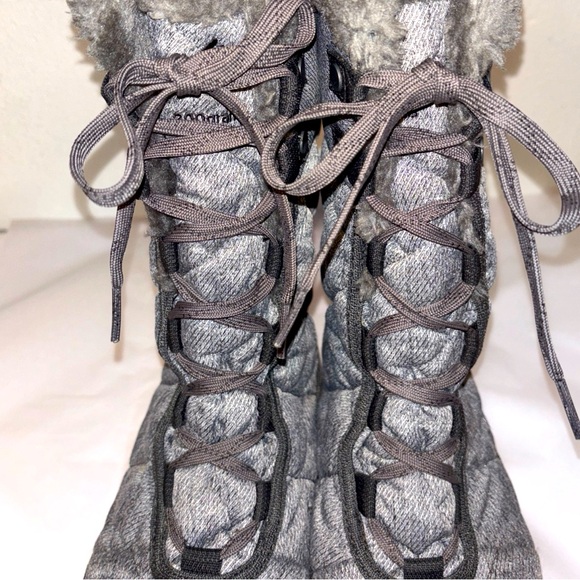 Columbia Mink winter snow boots gray insulated waterproof - Picture 2 of 7